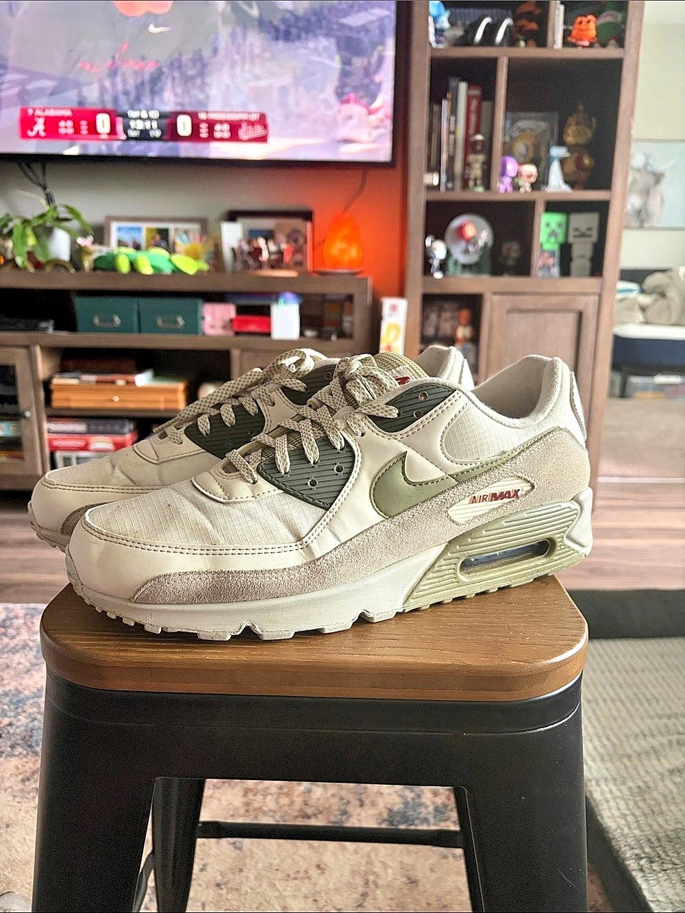 Nike Air Max 1 Sneakers US 15 White & Green